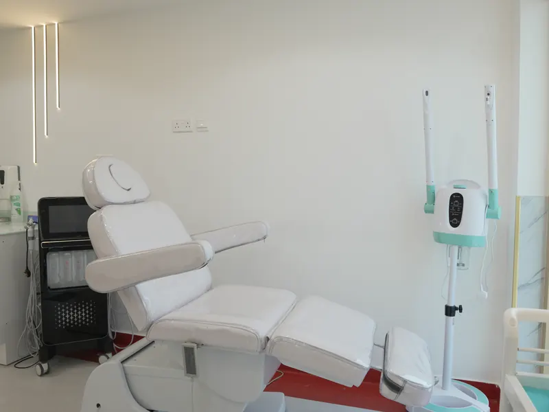 Skin care treatment room